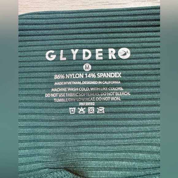 Glyder Ribbed Sculpting Compression Leggings, Size Medium - Picture 6 of 9